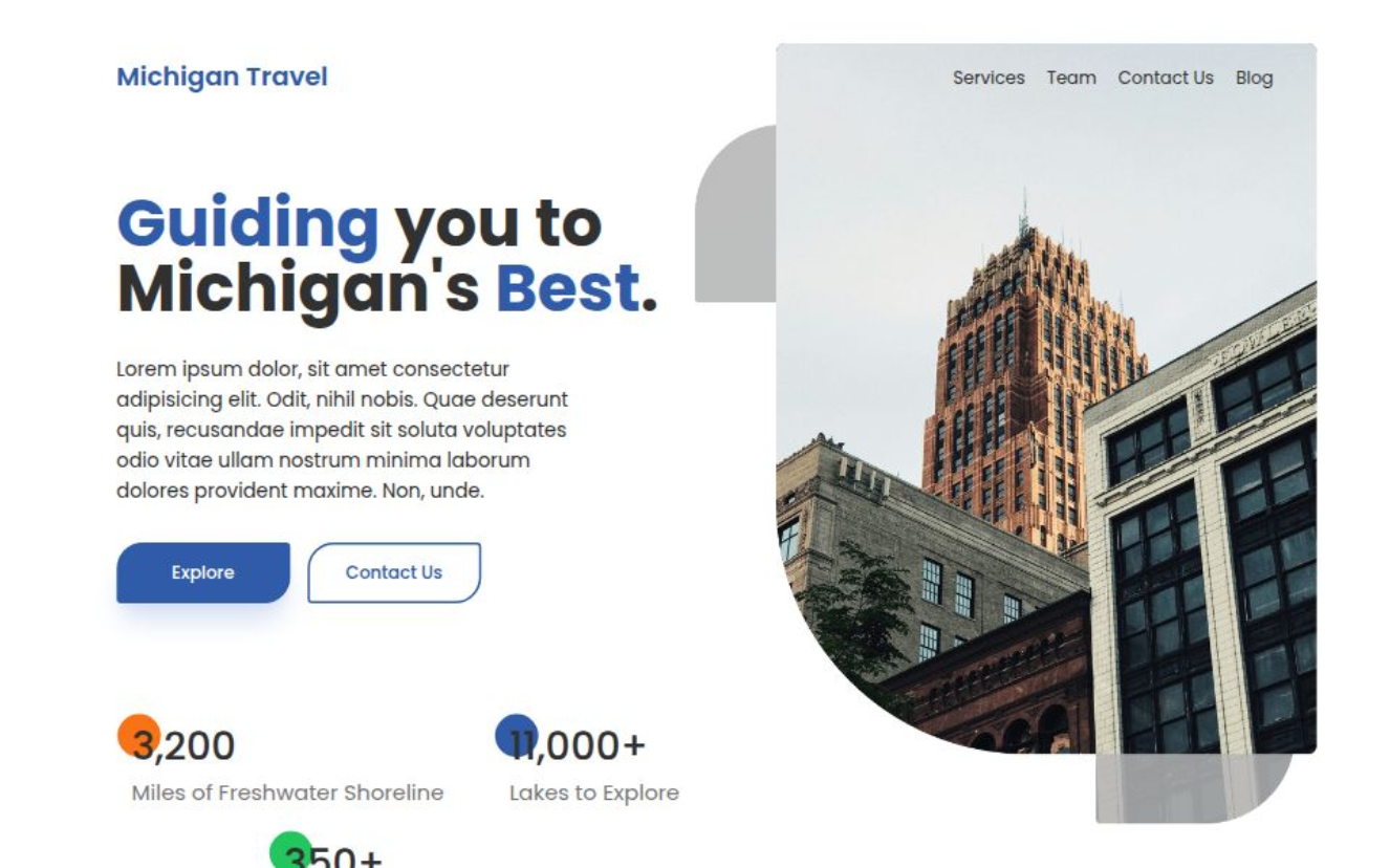 Travel Site Template